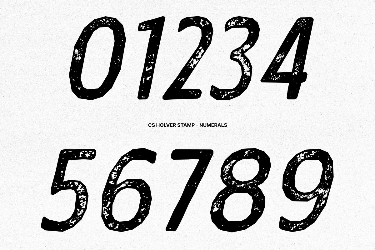 CS Holver Stamp, a Sans Serif Font by Craft Supply Co. (Photo 4 of 8)