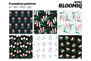Vintage Flower Pattern Collection, a Pattern Graphic by Asya Melkonyan Patterns (Thumbnail 8 of 15)