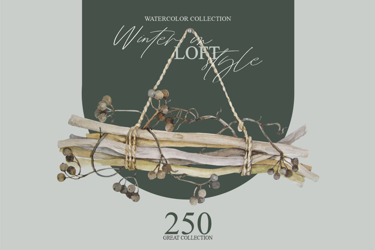 Winter in LOFT style, an Illustration by Collection by VY (Photo 1 of 15)