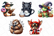 Halloween Funny Animals Clipart, an Illustration by DreamPrint404 (Thumbnail 4 of 6)