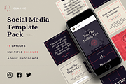 Classic Social Media Pack, a Social Media Template by Petr Knoll (Thumbnail 1 of 5)