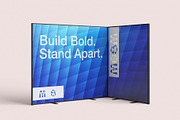 Blue Dynamic Spectrum Backgrounds, a Background Graphic by bnrcreativelab (Thumbnail 3 of 5)