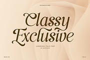 Classy Exclusive - Luxury Serif Font, a Serif Font by Say Studio (Thumbnail 1 of 13)