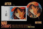Mad Stamps - Postage Stamp Mockups, a Mockup by BabyMad (Thumbnail 5 of 6)