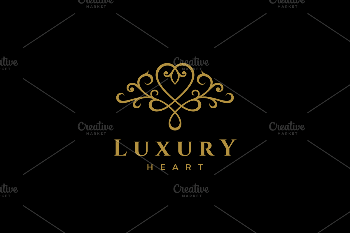 Luxury Heart Logo, a Branding & Logo Template by yopie (Photo 1 of 4)