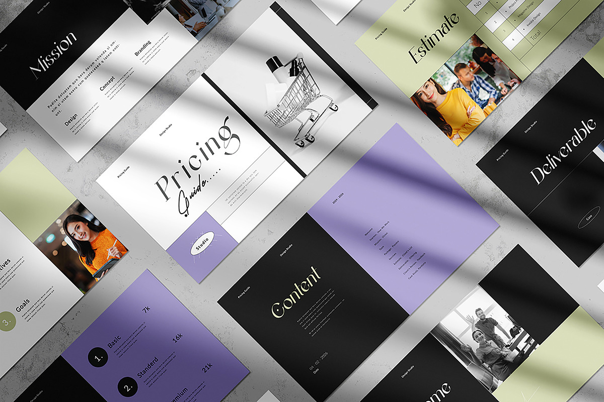 Pricing Guide Template, a Presentation Template by White Graphic (Photo 12 of 13)