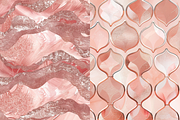 Rose Gold Shimmers Seamless Patterns, a Pattern Graphic by PrintablesByFranklyn (Thumbnail 4 of 6)