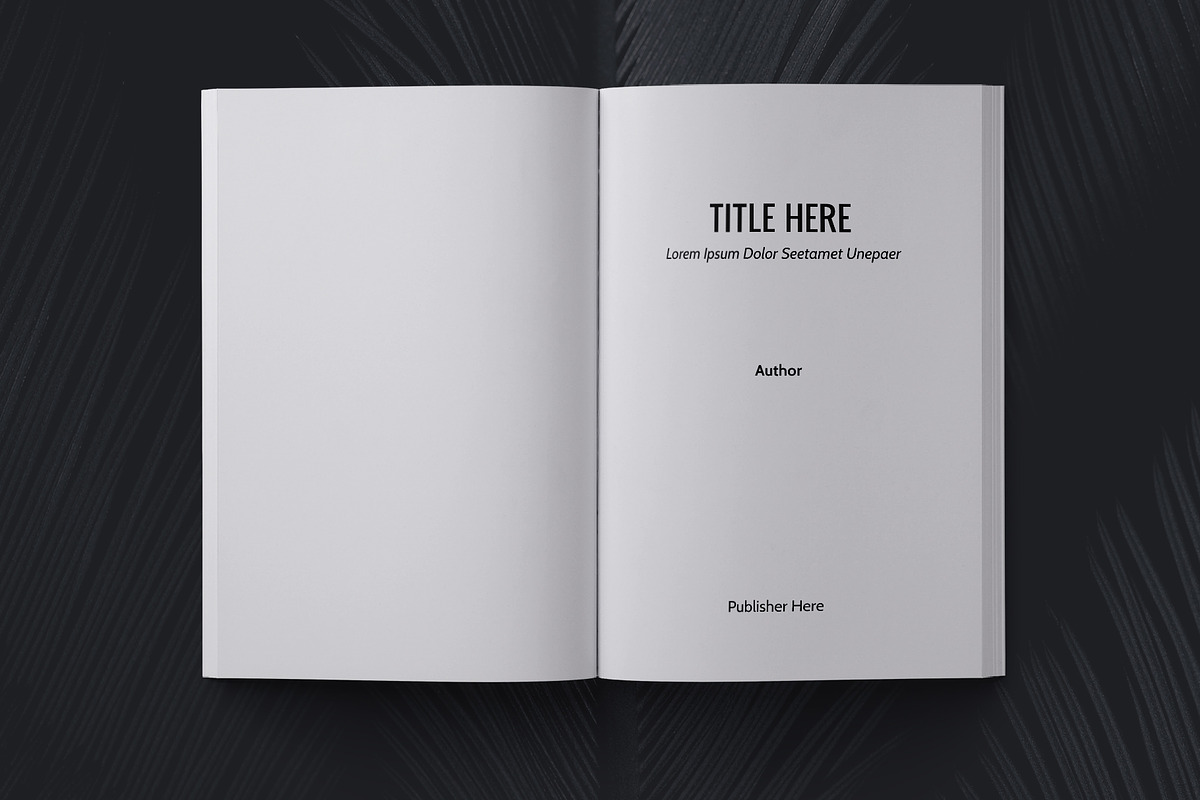 Non Fiction Book Template, a Stationery Template by Meknya (Photo 1 of 6)