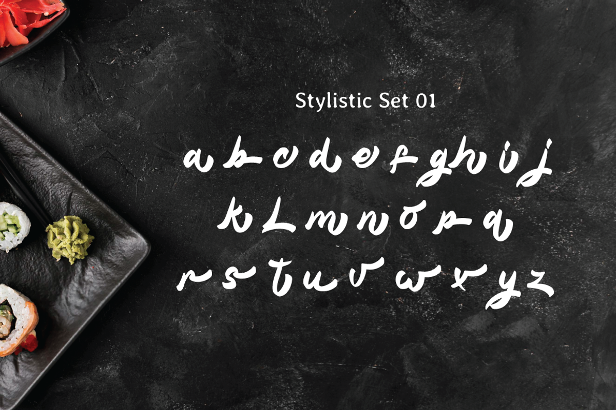 Niagato - Japanese Display Font, a Script Font by Attype (Photo 6 of 8)