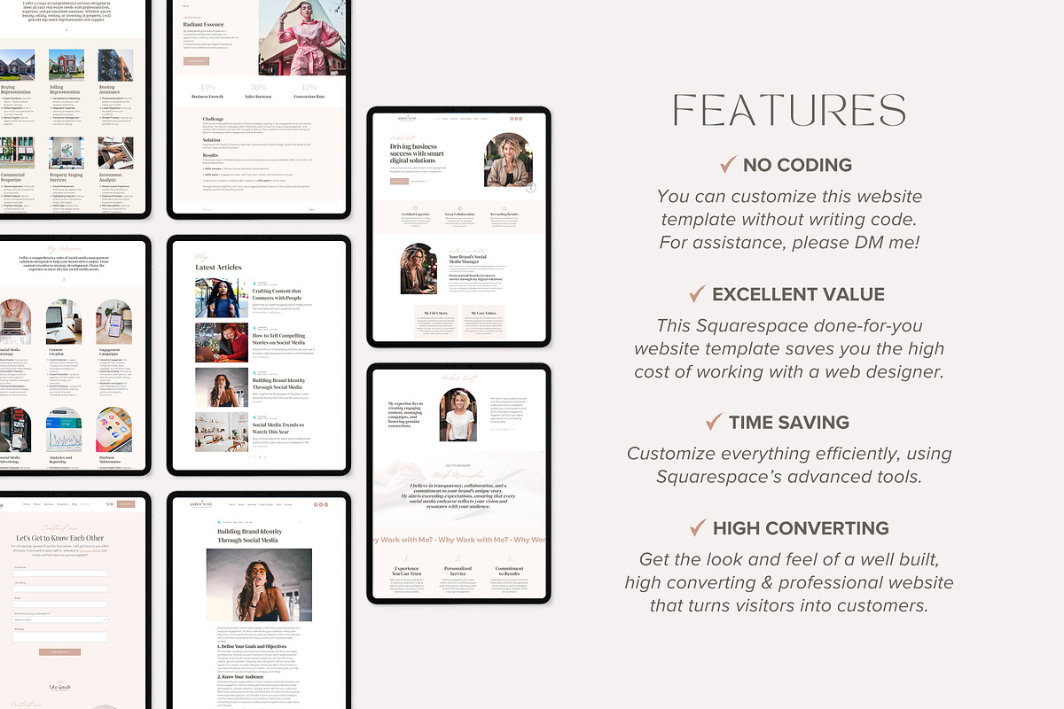 Squarespace Website Marketing preview 4
