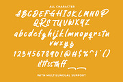 Ballistic - Handwritten Brush, a Script Font by Rillatype (Thumbnail 8 of 8)