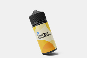 Liquid Vape Bottle Mockup Vol.1