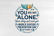 World Suicide Prevention Day Design, a Healthcare Illustration by Artivon (Thumbnail 2 of 5)