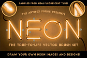 Neon - Realistic Brush Set, a Brush Add-On by The Artifex Forge (Thumbnail 1 of 7)