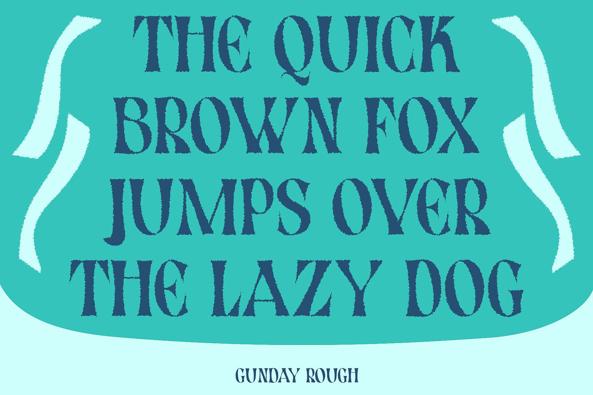 Gunday Rough, a Serif Font by Craft Supply Co. (Photo 2 of 8)