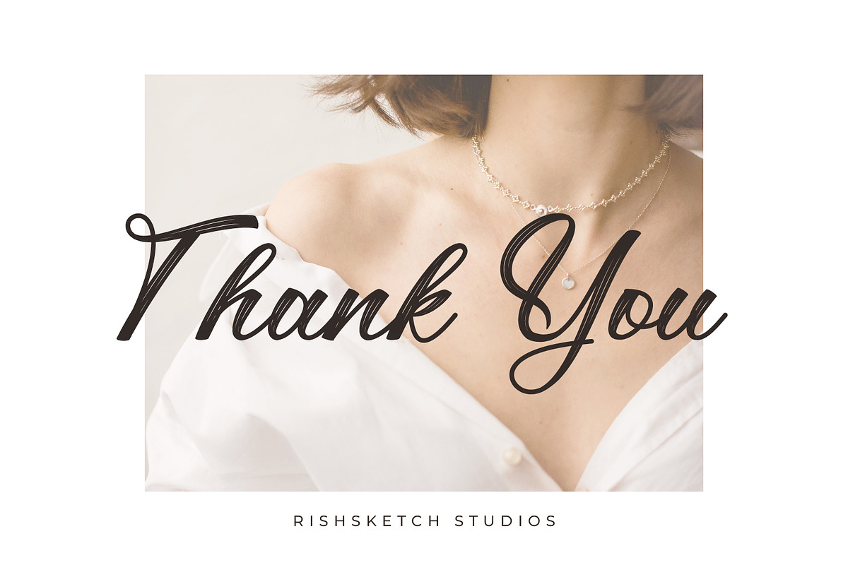 Jeanby Omarya, a Script Font by Rishsketch (Photo 13 of 13)