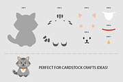 Cardstock ideas / Cat Cricut / Cat, an Animal Illustration by Luba Vega (Thumbnail 3 of 3)