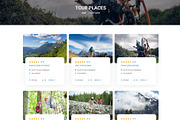 Hiking Skiing & Paragliding Template, a WordPress Template by HasnainDEV (Thumbnail 3 of 6)