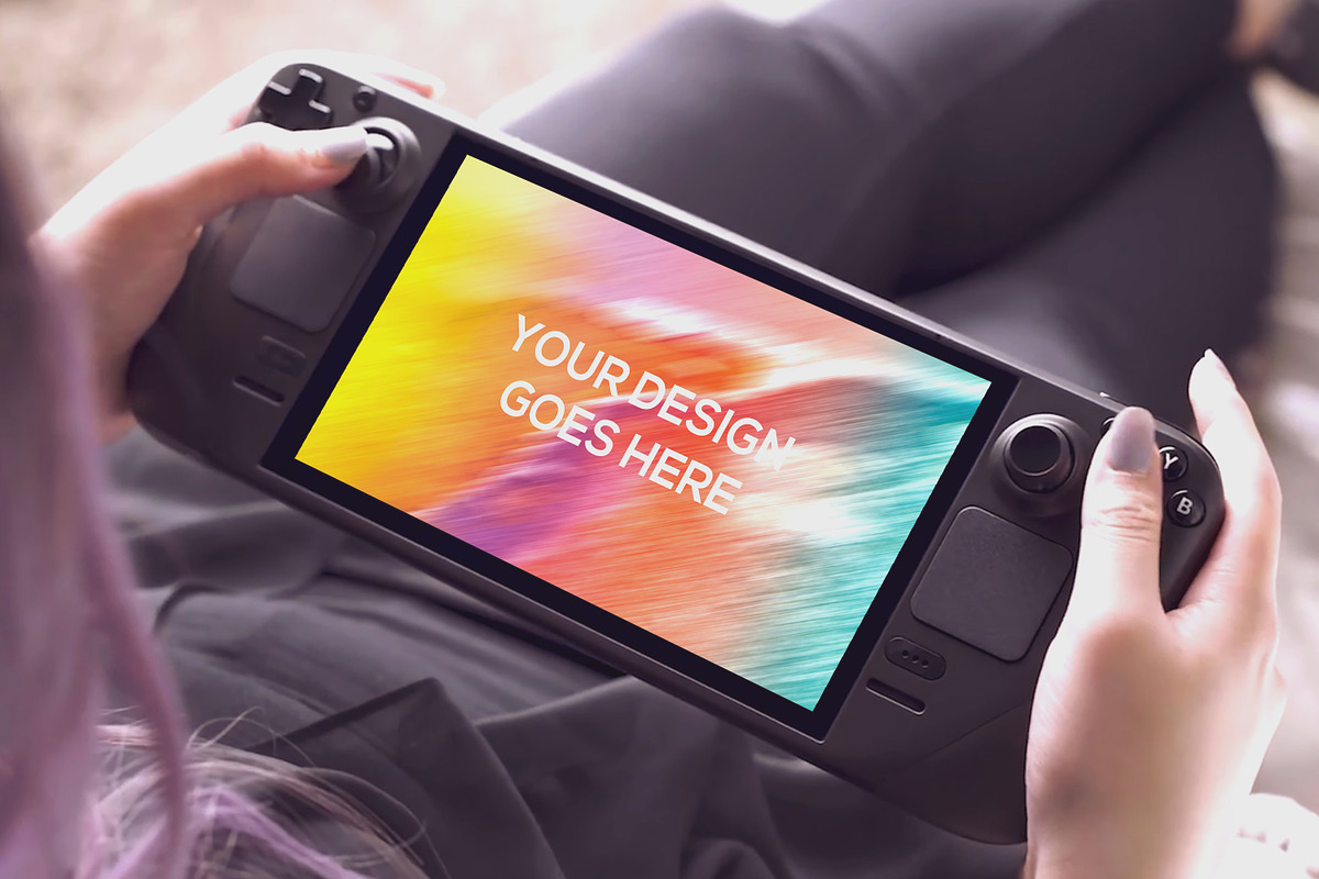 Portable Console Mockup #16, a Mockup by Laura
