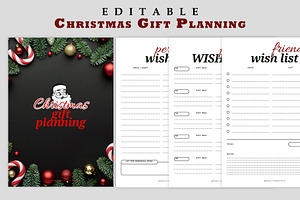 Christmas Gift Planning, a Stationery Template by DesignByStore