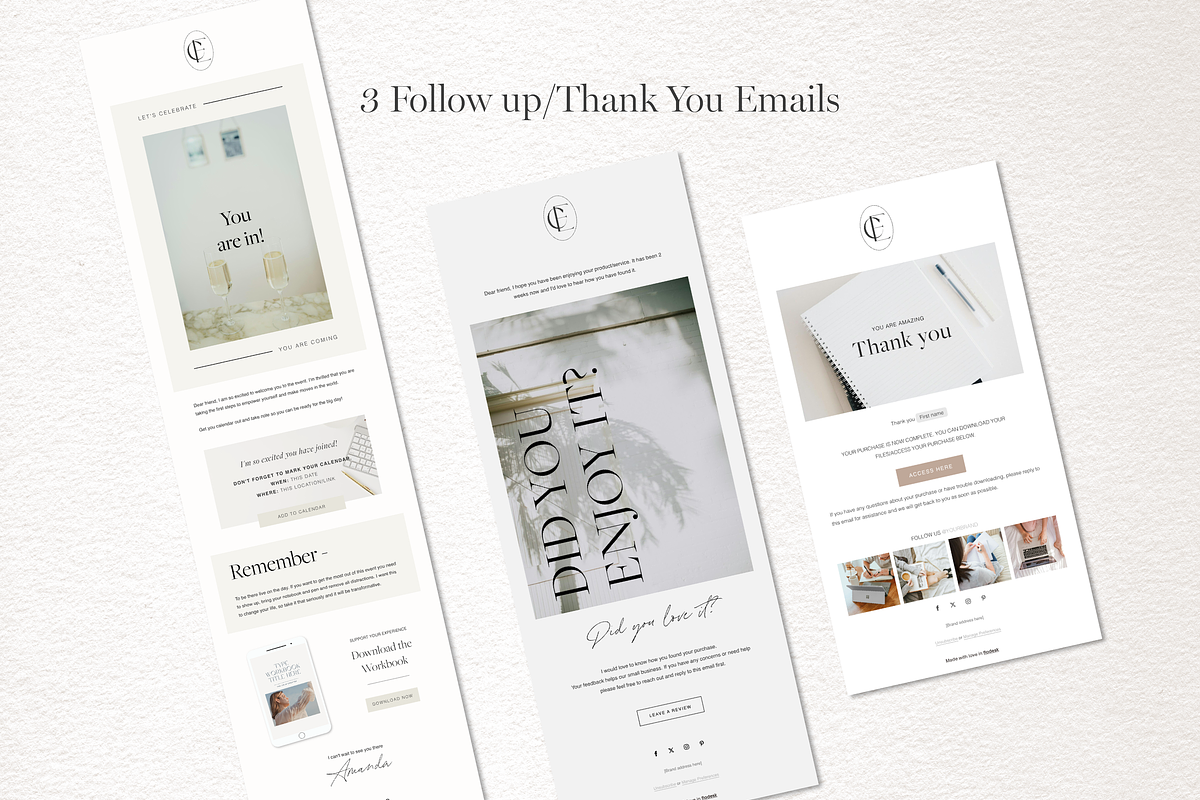 Flodesk Email Template Bundle, an Email Template by Tabitha Emma (Photo 6 of 10)