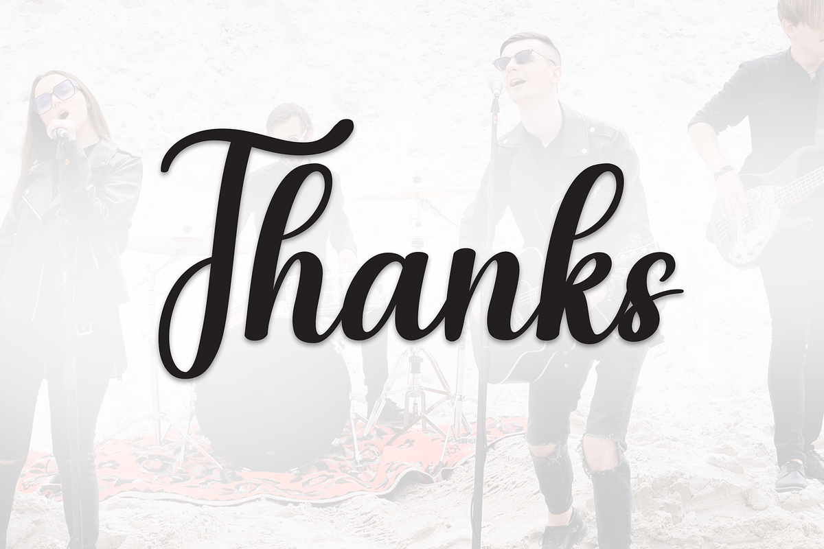 Boyband | Script Font, a Handwritten Font by Scratchones (Photo 9 of 9)