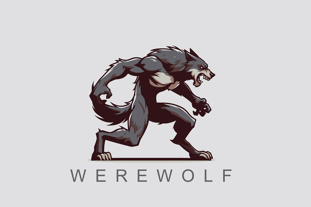 Werewolf Vector Logo For Sale!, a Branding & Logo Template by austin-smith
