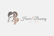 Hair & Beauty Logo, a Branding & Logo Template by MotionMount (Thumbnail 2 of 11)