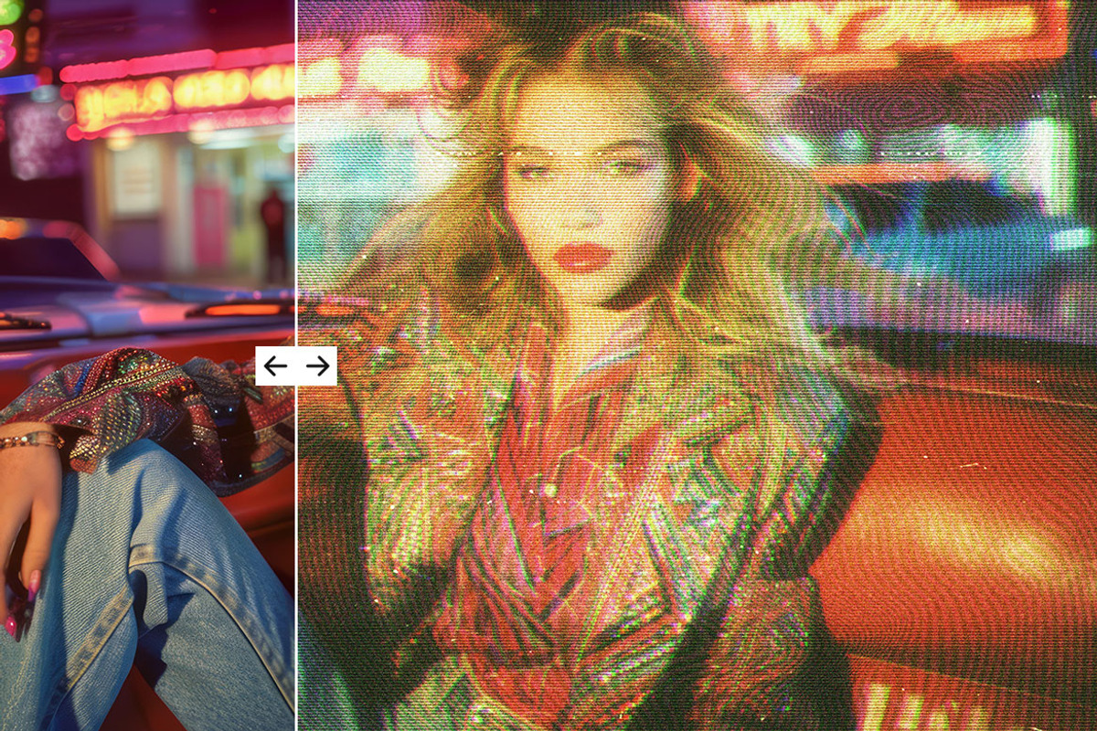 Retro 80s TV Photo Effect, a Layer Style Add-On by dokudokunomi (Photo 4 of 5)