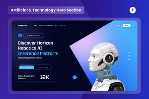 Artificial &Technology Hero Header