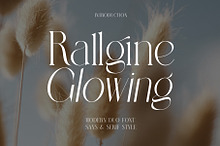 Rallgine Glowing Modern Duo Font