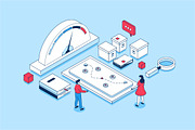 Isometric Concepts Illustrations, a Finance Illustration by alexdndz (Thumbnail 6 of 26)