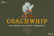 Coachwhip -  A Western Font, a Font by Antiquaria (Thumbnail 1 of 4)