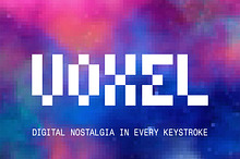 Voxel - Classic Arcade Gaming Font