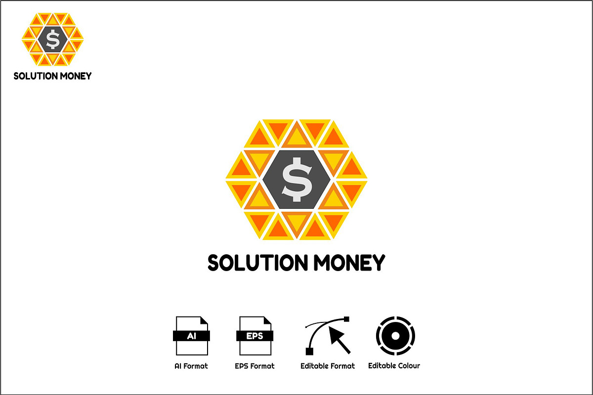 Solution Money Design Logo Template, a Branding & Logo Template by Ingat Sahabat (Photo 2 of 3)