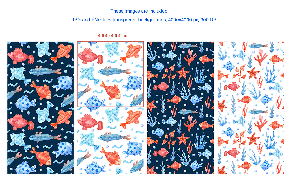 Nautical Mile Watercolor Collection, an Animal Illustration by Anna Druzhkova (Photo 15 of 30)