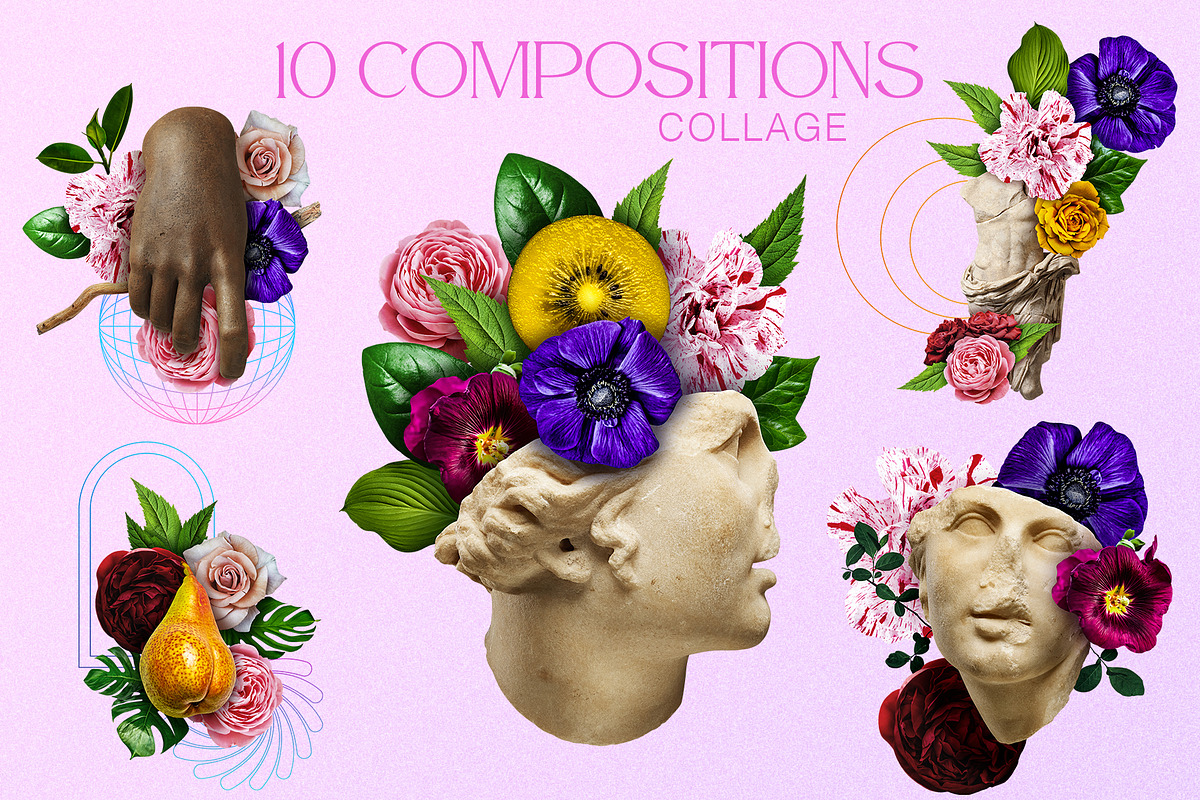 Modern Antique Collage Creator 200+, an Object Graphic by CatJello Graphics (Photo 2 of 15)