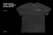 Vintage Distressed T-Shirt Mockup, a Shirt Mockup by Mad Supply (Thumbnail 1 of 5)