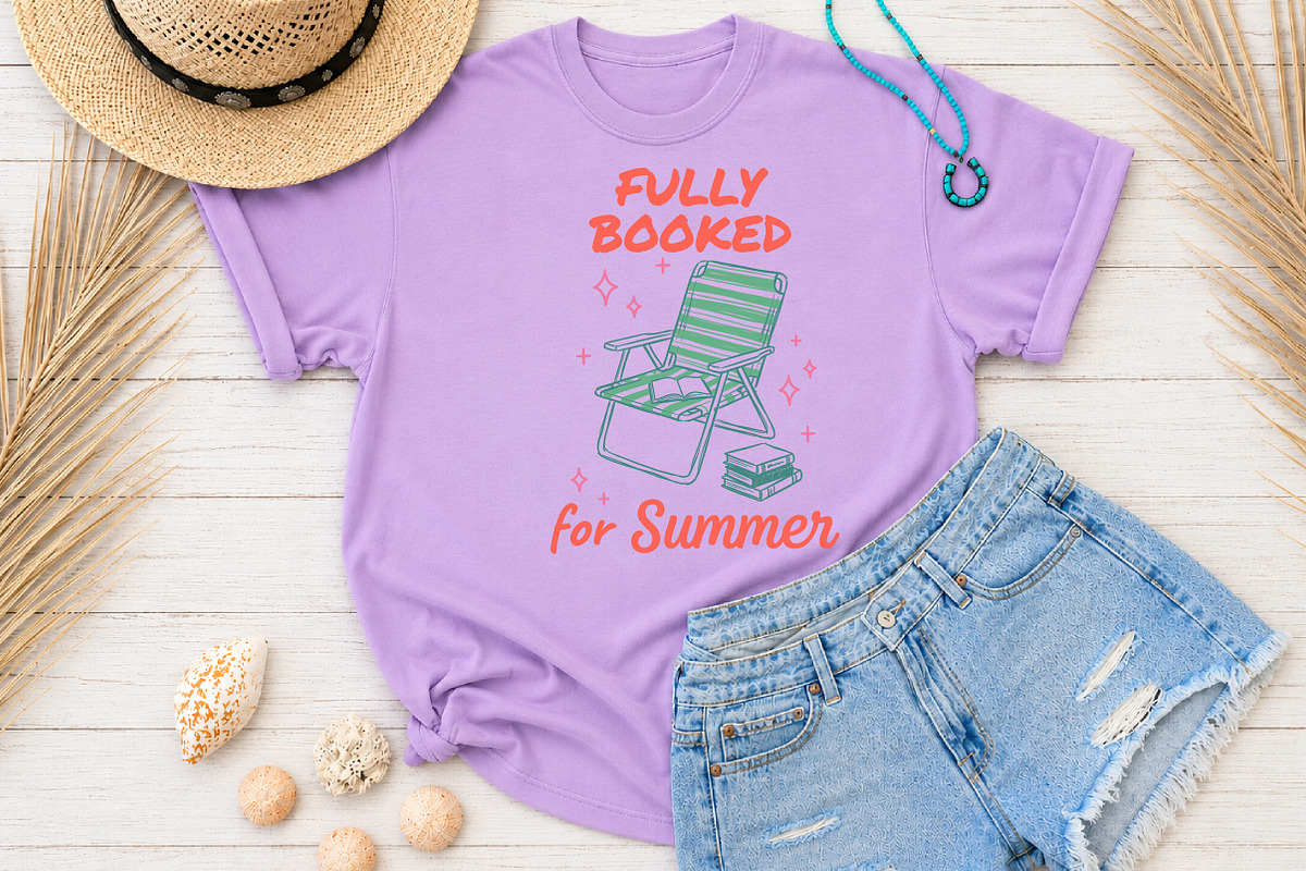 Fully Booked for Summer PNG, a Seasonal Illustration by Rose Art (Photo 2 of 3)