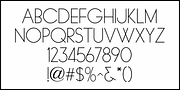Basic Monoline JNL, a Font by Jeff Levine Fonts (Thumbnail 3 of 5)