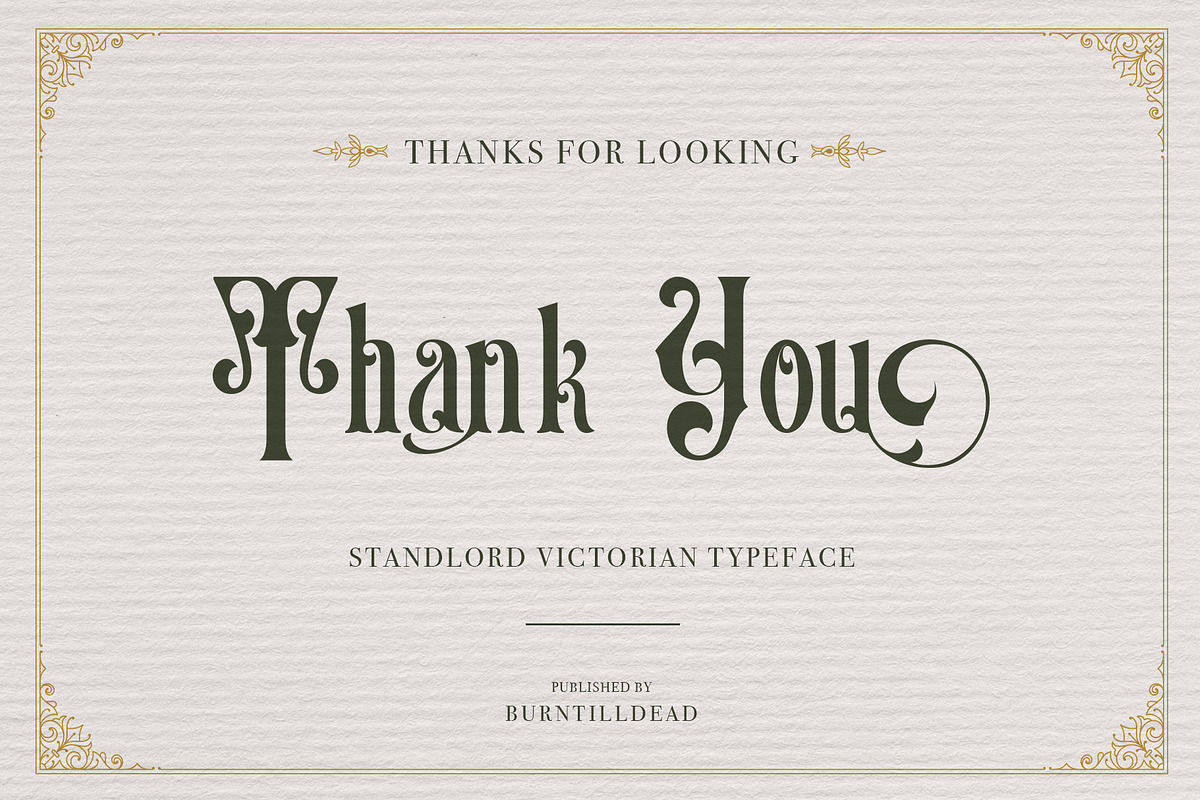 Standlord, a Serif Font by Burntilldead (Photo 10 of 10)
