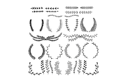 Hand Drawn Nature Embellishments, an Object Illustration by Does She Even Doodle (Thumbnail 2 of 2)