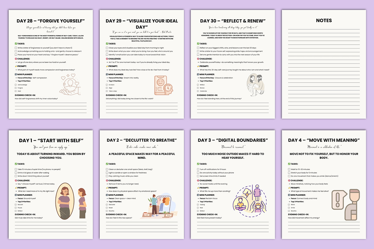 30-Day Self-Care Challenge preview 3