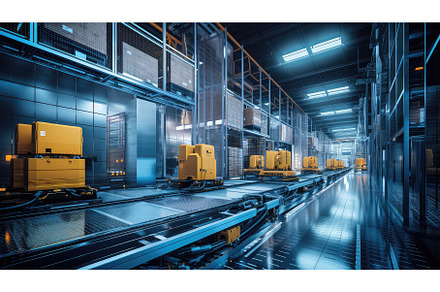 fulfillment large warehouse, a Background Photo by pikepicture