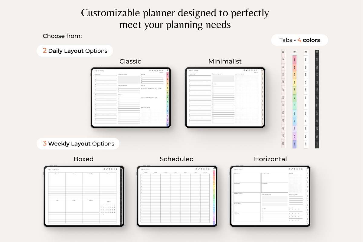 2025 Digital Planner iPad, a Graphic by Makii Templates (Photo 3 of 10)