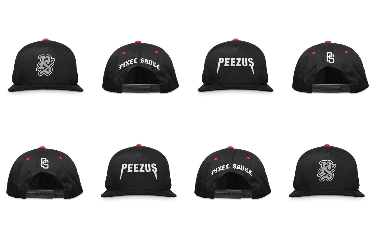 Yupoong 6007 Classic Fitted Cap, a Hat Mockup by Pixel Sauce™ (Photo 2 of 5)
