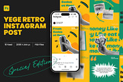 Retro Instagram Feed for PS, a Social Media Template by Migunani Studio (Thumbnail 1 of 6)