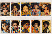AFRICAN AMERICAN KIDS JUNK JOURNAL, a Person Illustration by Daring Digies (Thumbnail 3 of 5)