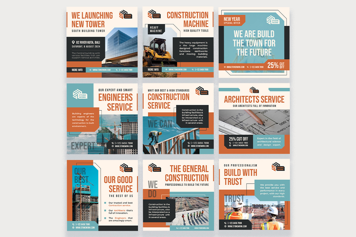 Stone Work Construction, a Social Media Template by kerismaker (Photo 3 of 3)