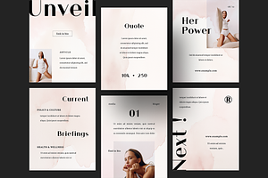Neutral Aesthetic Social Media Pack, a Social Media Template by Filip Studio